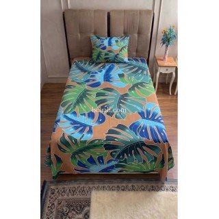 Single Rayon Bedsheet Hand Painted Handmade in Bali